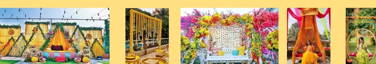Haldi & Mehendi Decorations hero - Punjab Bagpiper Band India