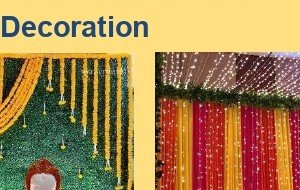 Yellow & White Mehendi Canopy - Punjab Bagpiper Band India