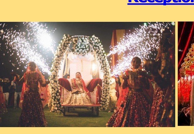 Floral Chariot Entry Moment - Punjab Bagpiper Band India