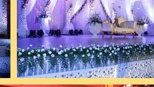 Draped Fabric Stage - Punjab Bagpiper Band India