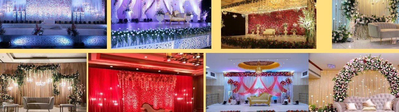 Stage Backdrop Decorations hero - Punjab Bagpiper Band India